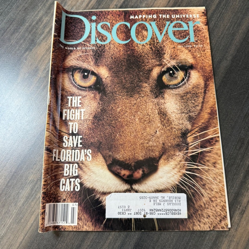 Discover Magazine July 1992 Mapping the Universe Florida Big Cats Science